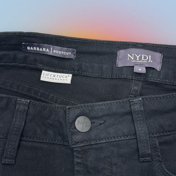 NYDJ Women’s 4 Black BARBARA BOOTCUT Jeans - Picture 4 of 4